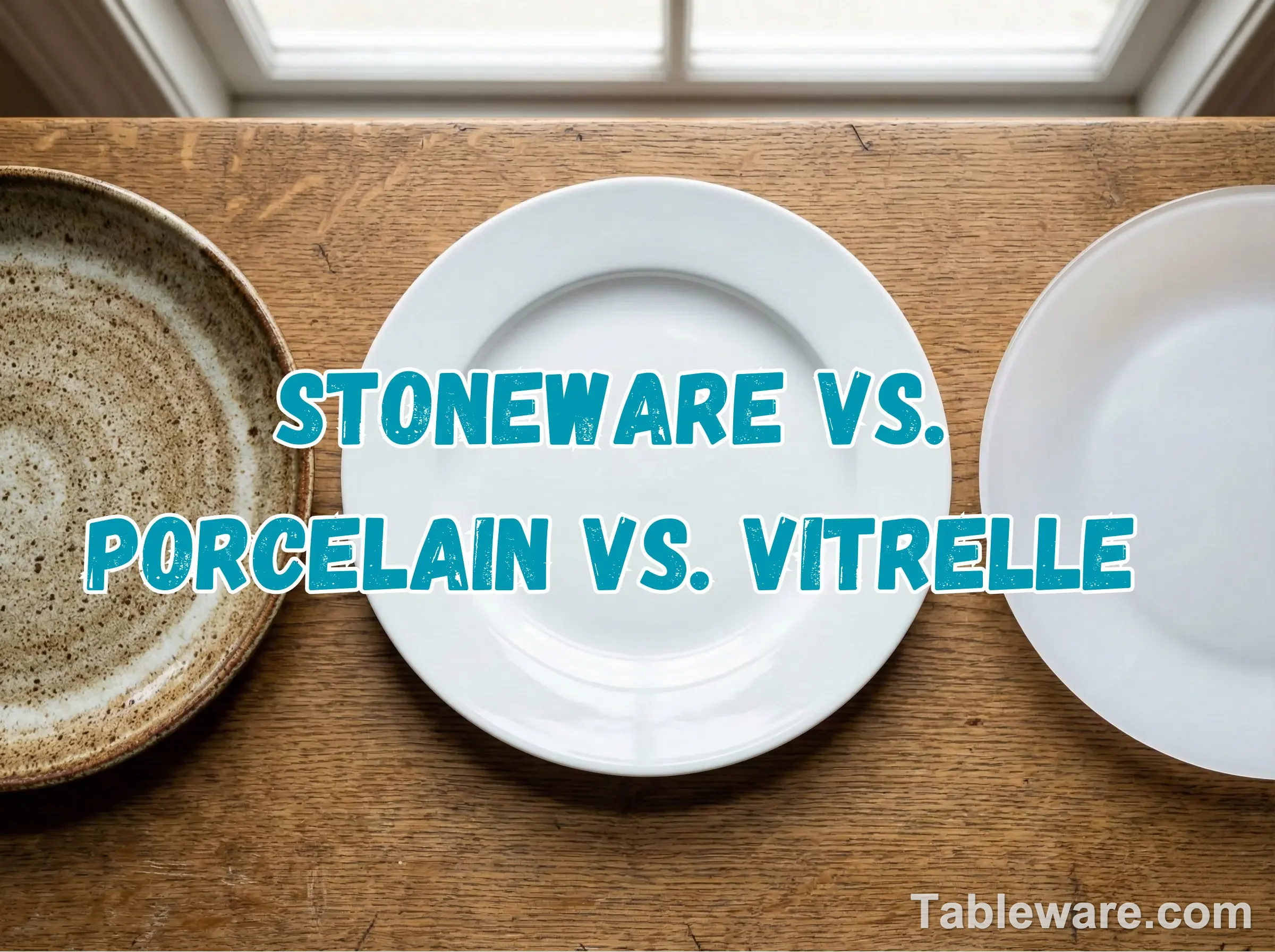 The Ultimate Everyday Dinnerware Showdown: Stoneware vs. Porcelain vs. Vitrelle