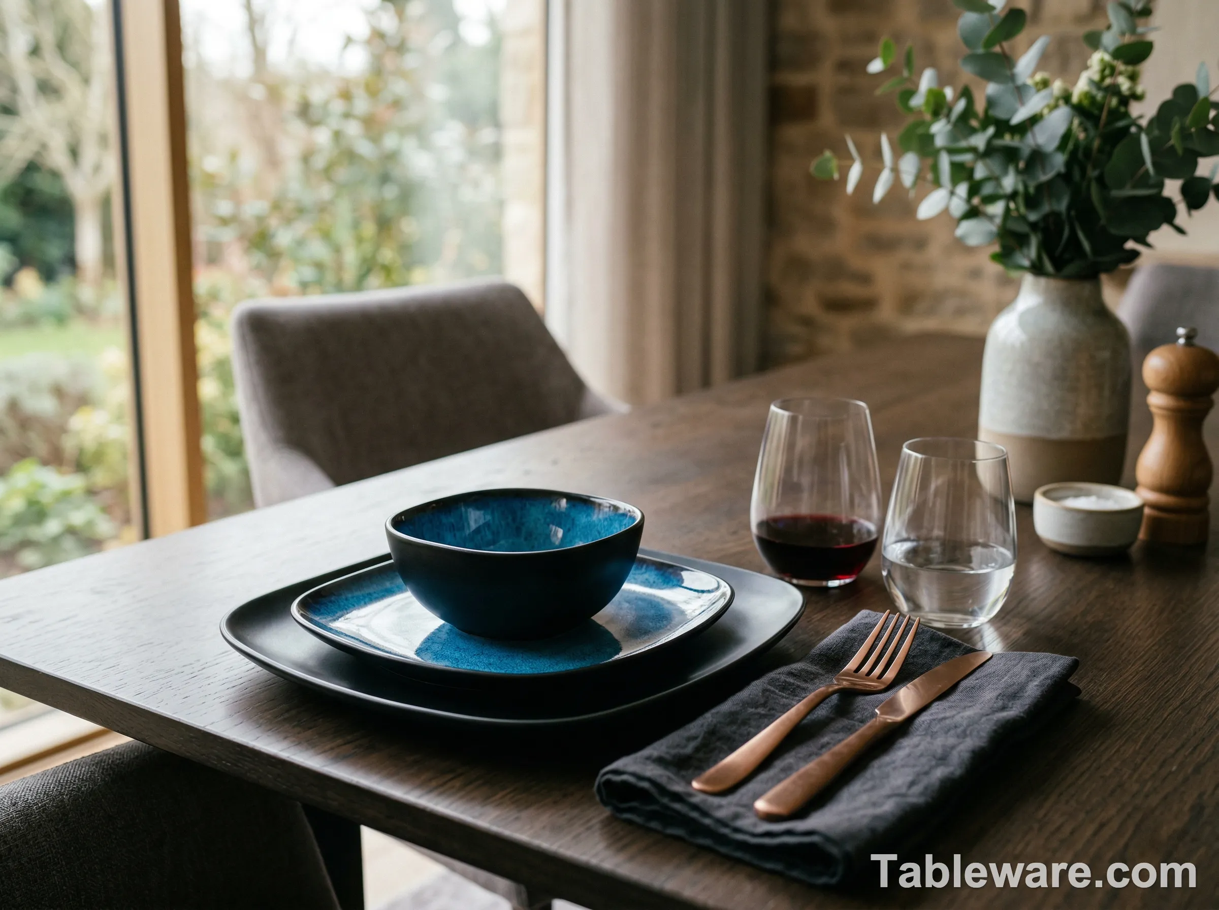 Comprehensive Review: Gibson Soho Lounge Square Reactive Glaze Dinnerware Set