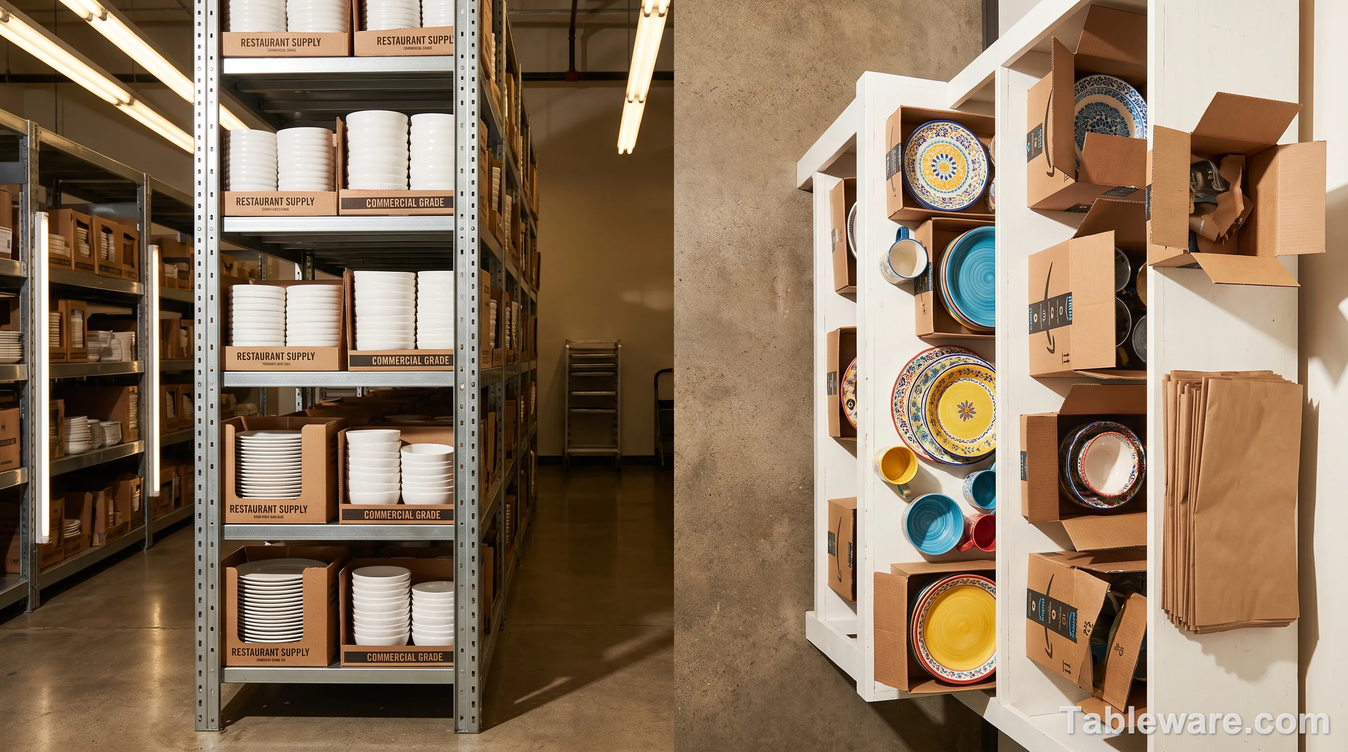Restaurant Supply Store Tableware: Amazon vs Commercial Buying Guide