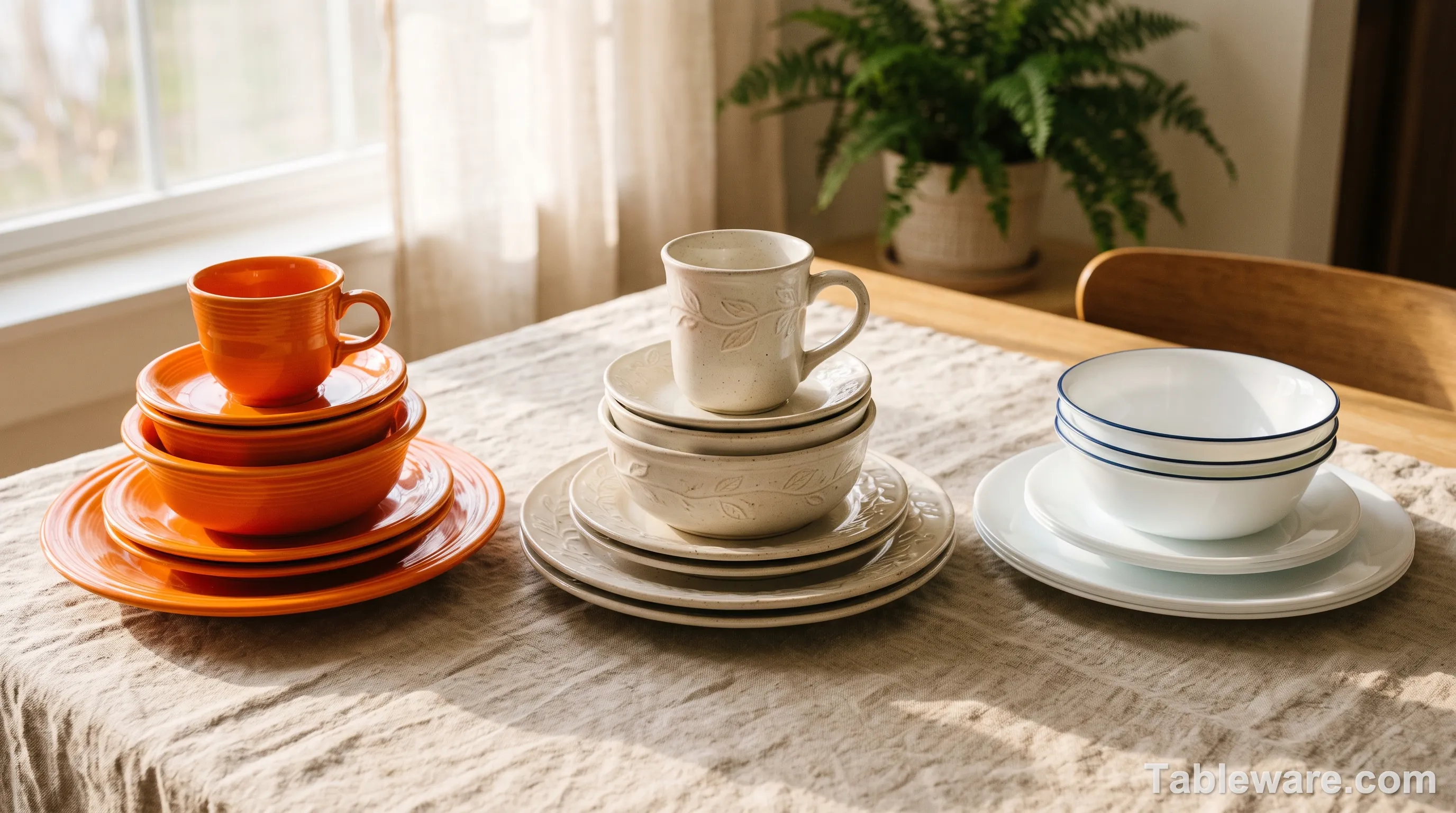 Fiestaware vs Pfaltzgraff vs Corelle: 3 American Mainstays Under $100